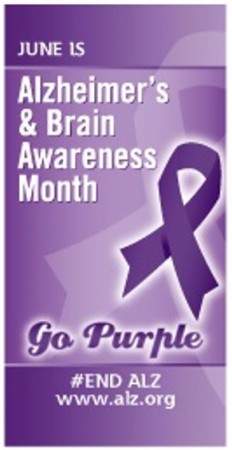 ALZHEIMERS & BRAIN AWARENESS MONTH BANNER ALZHEIMERS & BRAIN AWARENESS MONTH BANNER