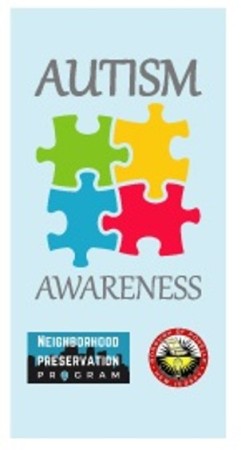 AUTISM AWARENESS BANNER AUTISM AWARENESS BANNER